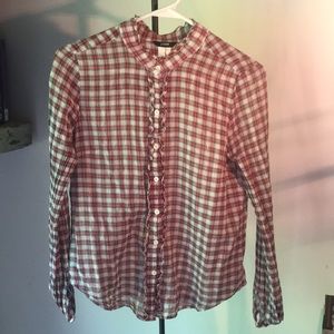 J.Crew plaid button down